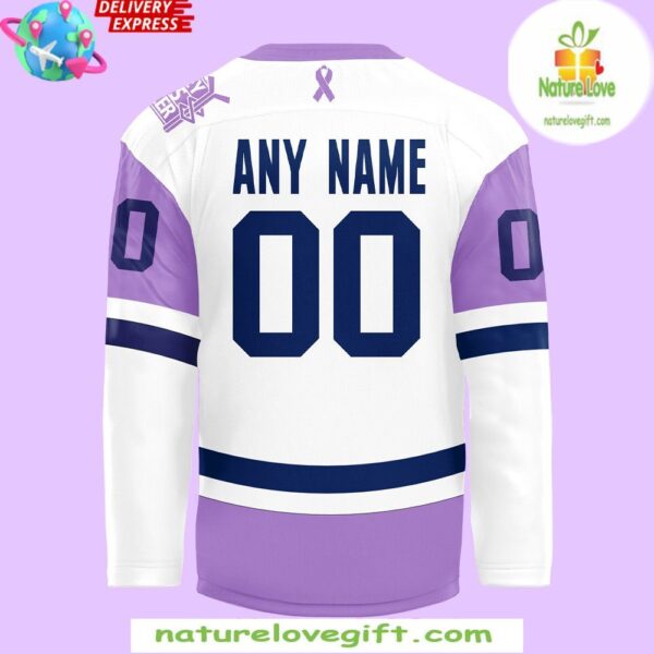 Toronto Maple Leafs Hockey Fights Cancer 2025 White Jersey