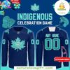 Toronto Maple Leafs Indigenous Hockey Jersey Celebration Game