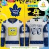 Toronto Maple Leafs Spongebob Hockey Jersey 25th Anniversary Custom