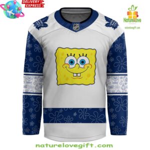 Toronto Maple Leafs Spongebob 25th Anniversary Special Hockey Jersey