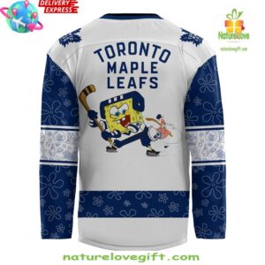 Toronto Maple Leafs Spongebob 25th Anniversary Special Hockey Jersey