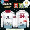 Tulsa Oilers ECHL 2025 Christmas Hockey Jersey Peanuts
