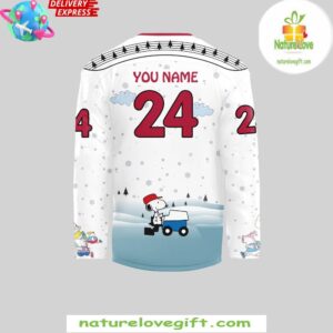 ECHL Tulsa Oilers Peanuts A Christmas 2024 Hockey Jersey