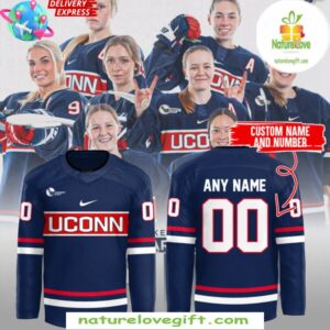 UConn Huskies 2025 Hockey Jersey Uniform NCAA Men’s Team Apparel