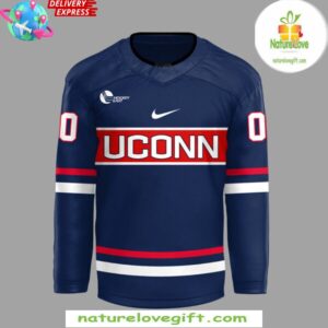 UConn Huskies Ice Hockey 2025 Uniform Jersey