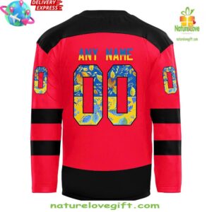 New Jersey Devils Ukrainian Heritage 2024 Hockey Jersey