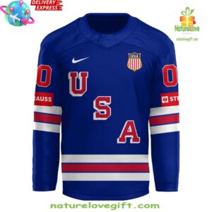 USA IIHF ICE HOCKEY 2025 WORLD CHAMPIONSHIP EDITION HOCKEY JERSEY InspirDG 2