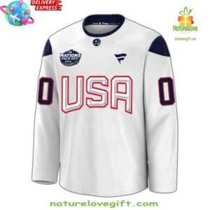 NHL 4 Nations USA Premium Second Hockey Jersey