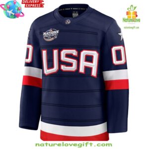 4 Nation Face Off 2025 USA Ice Hockey Jersey