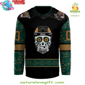 Utah Grizzlies Dia de los Muertos 2024 Hockey Jersey