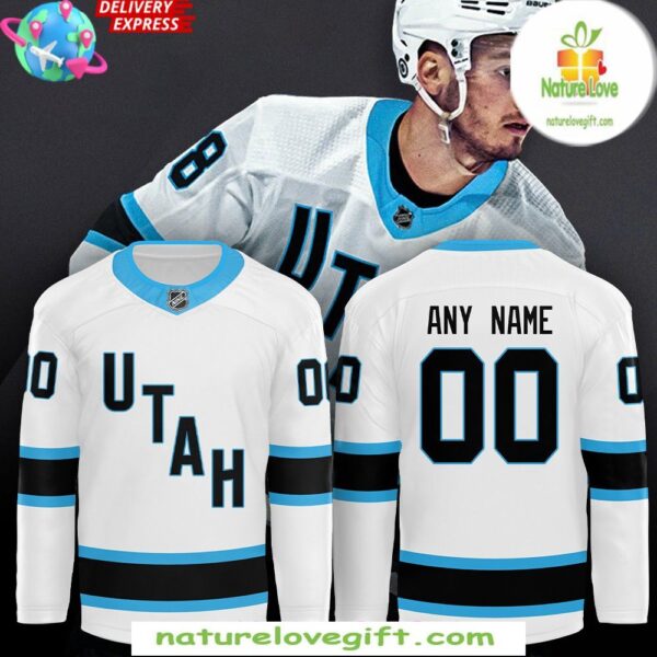 Utah Hockey Club 2025 White Jersey NHL Hockey Fan Apparel