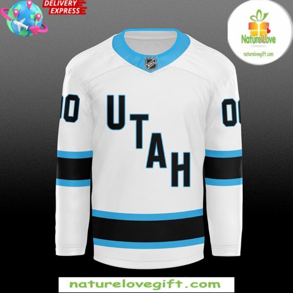Utah Hockey Club 2025 White Jersey NHL Hockey Fan Apparel