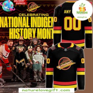 Vancouver Canucks 2025 Indigenous History Month Hockey Jersey