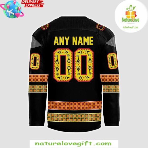 Vancouver Canucks 2025 Indigenous Hockey Jersey Personalized