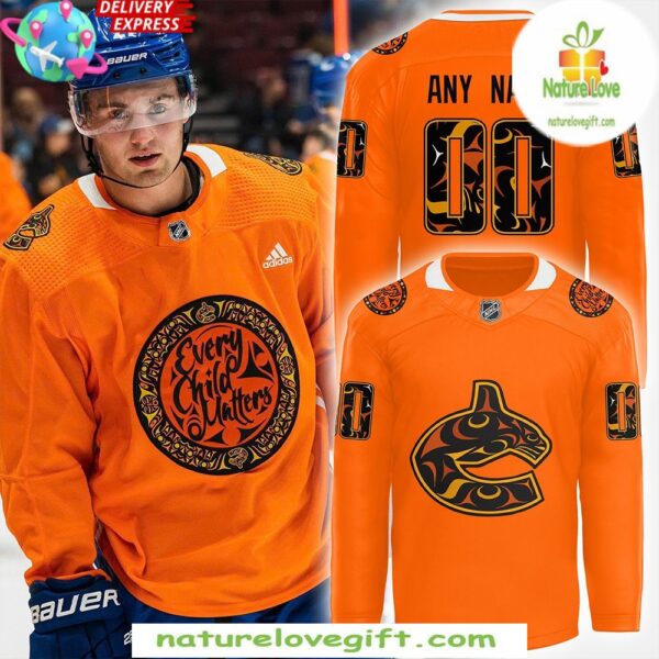 Vancouver Canucks Every Child Matters 2025 Jersey Hockey