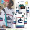 Vancouver Canucks Grizzlies White Orca Hockey Jersey