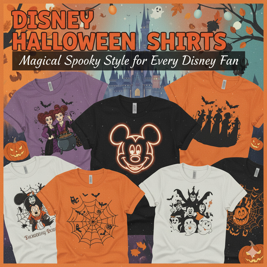 Disney Halloween Shirt Magical Spooky Style for Every Disney Fan