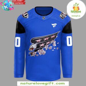 Washington Capitals Cherry Bloom 2025 Blue Hockey Jersey