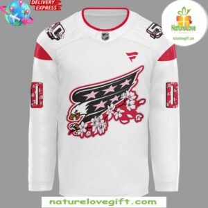 Washington Capitals Cherry Blossom 2025 Red Hockey Jersey