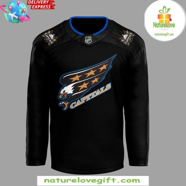 Washington Capitals 50th Anniversary Black Hockey Jersey NHL