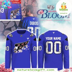 Washington Capitals 50th Anniversary Cherry Blossom Hockey Jersey Limited Edition