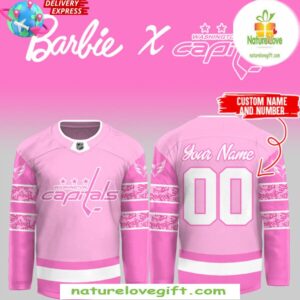 Washington Capitals Barbie Night 2025 Jersey Hockey Fan Apparel
