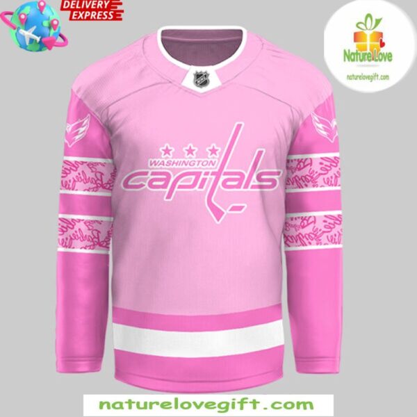 Washington Capitals Barbie Night 2025 Jersey Hockey Fan Apparel