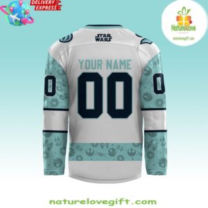 Seattle Kraken x Star Wars Night 2024 Custom Hockey Jersey