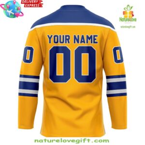 West Virginia Mountaineers The Gold Standard 2024 Hockey Jersey