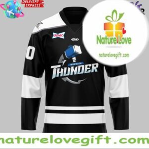 Wichita Thunder New Uniforms 2024 25 Black Hockey Jersey InspirDG 2
