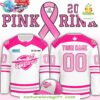 Windsor Spitfires Pink in the Rink 2025 Jersey Hockey