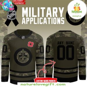 Winnipeg Jets 2025 Military Appreciation Jersey Hockey