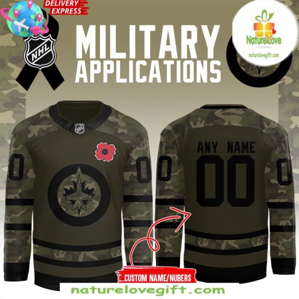 Winnipeg Jets 2025 Military Appreciation Jersey Hockey