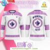 Winnipeg Jets Hockey Fights Cancer Jersey Special Edition
