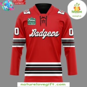 Wisconsin Badgers Frozen Confines Wisconsin 2025 Hockey Jersey