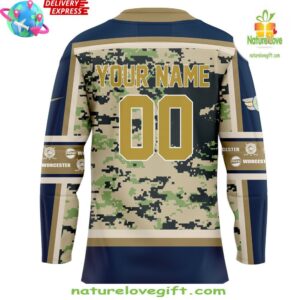 Worcester Railers Military Specialty Uniform Hockey Jersey