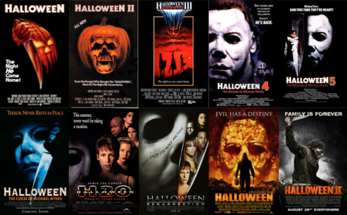 A Complete Ranking of All 10 'Halloween' Movie Posters! - Bloody Disgusting