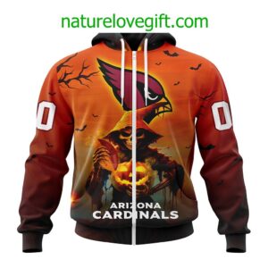 Arizona Cardinals NFL Special Design Jersey For Halloween Personalized Hoodie T Shirt 2