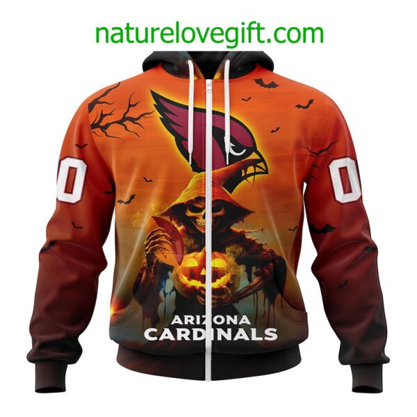 Arizona Cardinals NFL Grim Reaper Hoodie For Halloween Personalized Hoodies