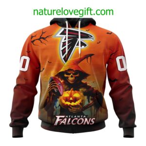 Atlanta Falcons NFL Grim Reaper Hoodie For Halloween Personalized Hoodies
