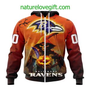 Baltimore Ravens NFL Special Design Jersey For Halloween Personalized Hoodie T Shirt 2