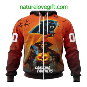 Carolina Panthers NFL Special Design Jersey For Halloween Personalized Hoodie T Shirt 2