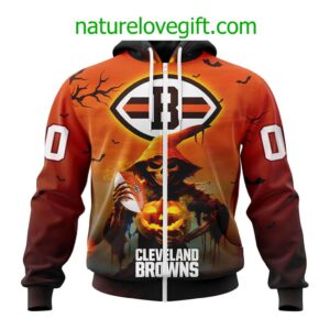 Cleveland Browns NFL Special Design Jersey For Halloween Personalized Hoodie T Shirt 2
