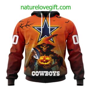 Dallas Cowboysls NFL Grim Reaper Hoodie For Halloween Personalized Hoodies