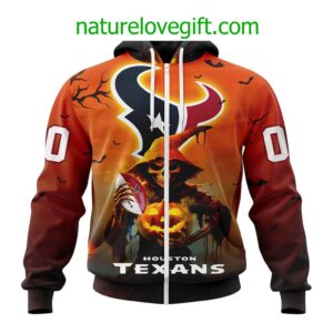 Houston Texans NFL Special Design Jersey For Halloween Personalized Hoodie T Shirt 2
