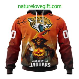 Jacksonville Jaguars NFL Grim Reaper Hoodie For Halloween Personalized Hoodies