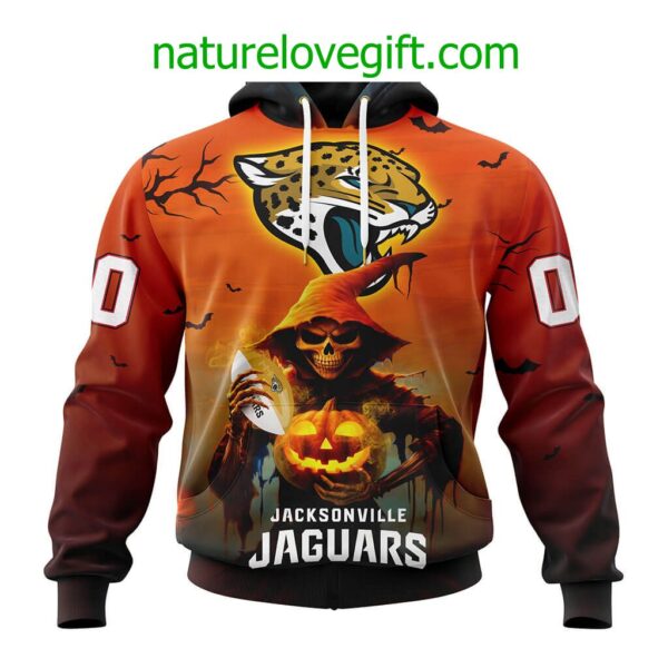 Jacksonville Jaguars NFL Grim Reaper Hoodie For Halloween Personalized Hoodies