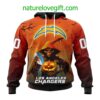Los Angeles Chargers NFL Grim Reaper Hoodie For Halloween Personalized Hoodies