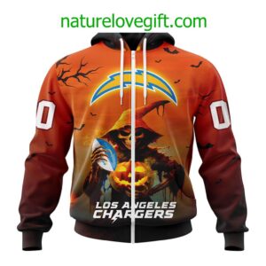 Los Angeles Chargers NFL Special Design Jersey For Halloween Personalized Hoodie T Shirt 2