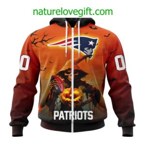 New England Patriots NFL Special Design Jersey For Halloween Personalized Hoodie T Shirt 2